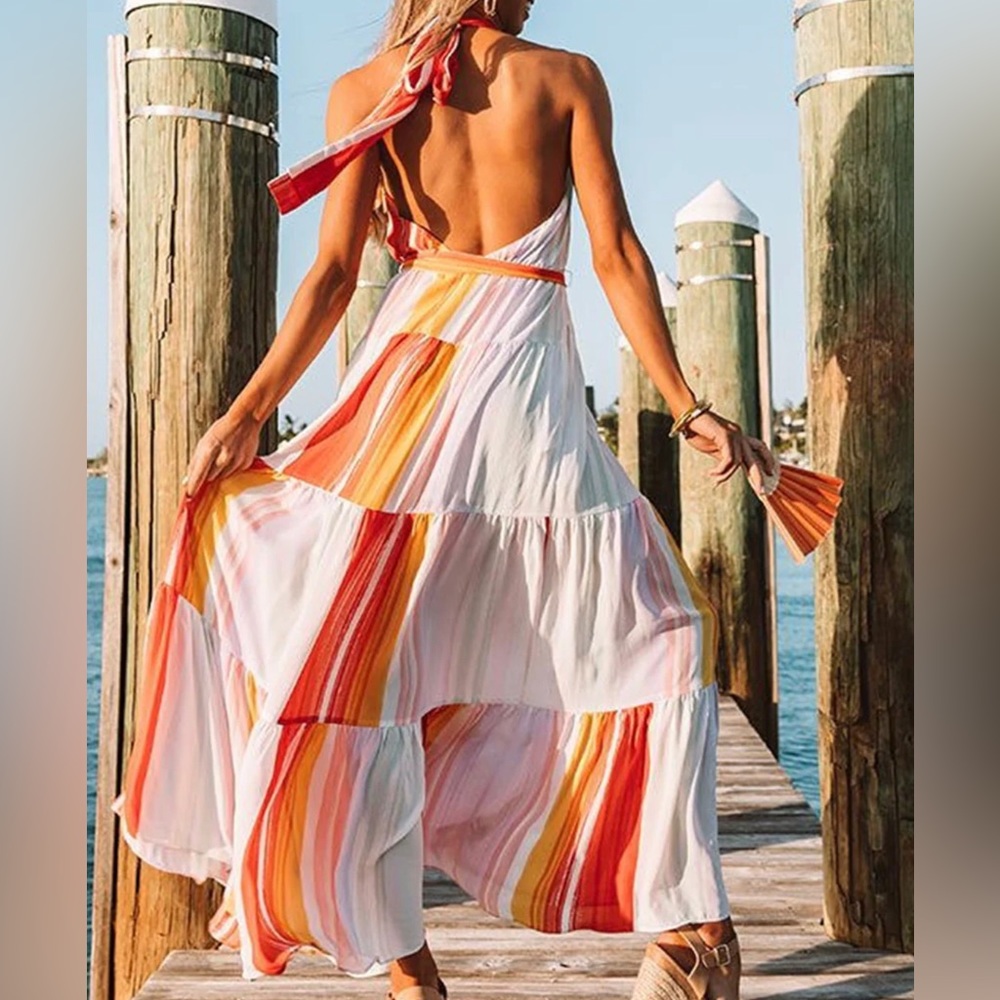 Buddy Love Halter Maxi Dress